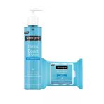 Hydro Boost Water Jel Yüz Temizleyici 200Ml+Neutrogena Hydro Boost Makyaj Temizleme Mendi