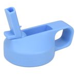 HYDRO CELL Geniş Ağızlı Su Şişesi - Aksesuar Kapakları - 64 oz, 40 oz, 32 oz, 24 oz, 18 oz, 14 oz. Spor Şapka - Kahve Kapağı - Paslanmaz Çelik Kapak (Mavi - Hasırlı Spor Şapkası (14 oz-40 oz))