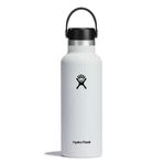 Hydro Flask içecek şişesi, paslanmaz çelik, beyaz, 532 ml (18 oz)