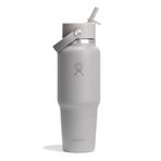Hydro Flask - Travel Bottle 946 ml (32 oz) – Yalıtımlı paslanmaz çelik su şişesi, TempShield vakum izolasyonlu ve sızdırmaz esnek pipet kilitli – Birch
