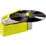 Hym Originals Duo Ayrılabilir Bluetooth Hoparlörlü Şarjlı ve Taşınabilir Akıllı Pikap Plakçalar, Sarı