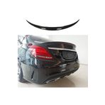 HYM TUNİNG Mercedes C Serisi W205 Spoyler Piano Black Parlak Siyah Kalın Tip, 2015 2021 Uyumlu, Aksesuar Tuning