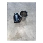 HYM TUNİNG Tek Çıkışlı 110mm Egzoz Ucu Yuvarlak Düz