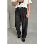 HYMAN Erkek Ekstra Baggy Jean Pantolon