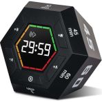 Hymark Altıgen Dijital Geri Sayım Zamanlayıcı LED Ekranlı Görsel Zaman Kontrol Mutfak Ders Mıknatıslı