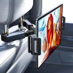 Hymark Araba Kafalık 12.9 Inç Araç Arka Koltuk Evrensel Tablet ve Telefon Tutucu 360° Dönebilir - Siyah