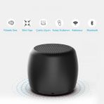 Hymark Mini Bluetooth Ses Bombası Hoparlör Mini Boyut Yüksek Ses Wireless Speaker - Siyah