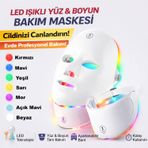 HyMark Yüz ve Boyun Güzellik Cihazı LED Yüz Maskesi Foton Maskesi 7 Renkli Cilt Bakım