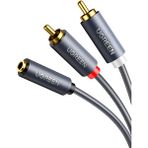 Hype Store 3.5 mm Jack Girişi Aux To 2 Rca Ses Aktarma Kablosu 1 Metre