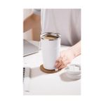 Hype Store 304 L Kilitli Çelik Mat Beyaz 510 ml Kahve Termos Mug CIN405BY - Bitki Çayı