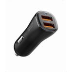 Hype Store 30W Usb-A 2 Port Araç Içi Hızlı Şarj Aleti 18W + 12W Akım Korumalı Güç Adaptörü Çakmaklık iPhone & A - Standart