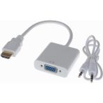 Hype Store 4548 HDMI To VGA Dönüştürücü Adaptör Kablosu (Ses Destekli) - Standart