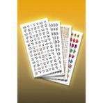 Hype Store 4'lü Tırnak Dövmesi Seti, Tırnak Sticker Seti, Nail Art, Tattoo
