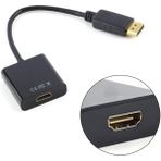 Hype Store 5645 Dijital Displayport To HDMI Görüntü Çevirici Aparat Siyah Displayport Çıkışlı Bilgisayarların G - Standart
