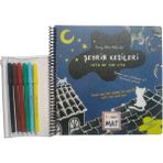 Hype Store Akademi Çocuk Funny Mat Kalemli Mini Set Şehrin KEDILERI23X23CM - Çok Renkli