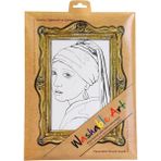 Hype Store Akademi Çocuk Funny Mat Washable Art Johannes Vermeer Girl With A Pearl Earring - Çok Renkli