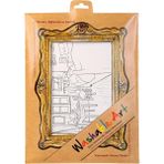 Hype Store Akademi Çocuk Funny Mat Washable Art Vincent Van Gogh Room At Arles - Çok Renkli - Standart