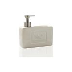Hype Store Amberhaus Mat Seramik Sünger Hazneli Sıvı Sabunluk - Tezgah Üstü Mutfak Bulaşık Deterjanlığı - Metal Pompalı Şık Organizer (750 Ml) - 0,25 gr