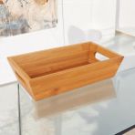 Hype Store Bambu Ekmek Sepeti 23X13X7CM, Bambu Ekmeklik, Bambu Ekmek Sunumluk - Standart