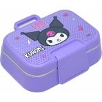 Hype Store Bento 1030ML Lunchbox Lisanslı Tek Katlı 2 Bölmeli Paslanmaz Çelik Sefer Tası Yemek Kutu (Mor2) - Çok Renkli - Standart