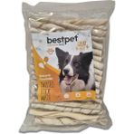 Hype Store Bestpet Twisted Stick WHITE,%100 Doğal Deri Beyaz Burgu Köpek Ödül Çubuğu 350 gr