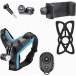 Hype Store Bluetooth Kumandalı Aksiyon Kamera ve Telefon Tutucu Kask Aparatı Gezi Seyahat ve Sürüşlerde Kullanm