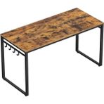Hype Store Çalışma, Bilgisayar, Ofis Masası, 8 Kancalı, 140 x 60 x 75 Cm, Çalışma Odası, Ev Ofisi, Ofis, Metal, - Çok Renkli - Standart
