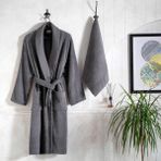 Hype Store Classic Pamuk M Bornoz Seti Antrasit