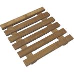 Hype Store Doğal Bambu Nihale, Kare Şekilli, 15X15 Cm, Sıcak Tencere Altlığı - Standart