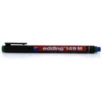 Hype Store Edding 149 M Silgili Permanent Kalem - Asetat Kalemi - Yeşil - 10 Kalem - Yuvarlak Uç 1 mm - Çok Renkli - Standart