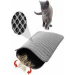 Hype Store Elekli Kedi Tuvalet Önü Paspası Kedi Paspası Gri 60X42 cm
