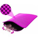 Hype Store Elekli Kedi Tuvalet Önü Paspası Kedi Paspası Pembe 60X42 cm