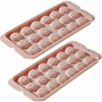 Hype Store Elmas, Kristal Şekilli Buz Kalıbı, 18 Bölmeli, Farklı Renk ve Adetlerde (2, Pembe) - Çok Renkli - Standart
