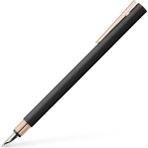 Hype Store Faber-Castell Dolma Kalem Neo Slim, Uç M, Metal Siyah, Pembe Altın, 1 Adet - Standart