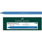 Hype Store Faber-Castell Iğne Uçlu Keçeli Kalem Seti, 10’lu, Mavi Renk, Havalandırmalı Kapak, Kağıt ve Karton Y - Standart