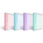 Hype Store Faber-Castell Pastel Renk Bloknot, A4, 80 Yaprak, Düz Sayfa, Karton Kapak, Spiral Cilt, 70G Kağıt, A - Standart