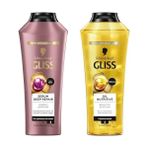 Hype Store Gliss Şampuan Seti (Serum Deep Repair ve Oil Nutritive, 2 x 400 Ml) - Option-1
