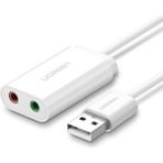 Hype Store Harici 3.5 mm USB Ses Kartı, Beyaz - Standart