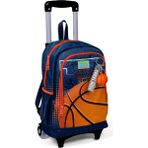 Hype Store High Işıklı Tekerlekli Turuncu Lacivert Basketbol Çekçek Okul Çantası - Erkek Çocuk - Renkli - Standart