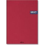 Hype Store Lé Color 2017115/1 Kraft Defter Sert Kapaklı, Spiralli, 1.hamur Kağıt, 200 Sayfa, Bordo - Standart