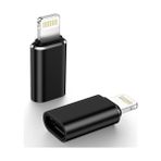 Hype Store Lightning To USB Type C Dönüştürücü Adaptör x 2 Adet – IPhone & IPad Uyumlu/ıphone 14'e Kadar Uyumlu - 0 - Siyah - Option-1