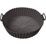 Hype Store Lirazon Airfryer Silikon Pişirme Kabı, Yuvarlak Hava Fritözü Aksesuarı, Tüm Airfryerlara Uyumlu Yıka - Standart