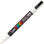 Hype Store Markör Kalem 3m Set 0.9-1.3 mm Keçe Uçlu Beyaz - Çok Renkli - Standart