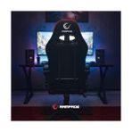 Hype Store MC-6655B Oyuncu Koltuğu Siyah Gri, Ergonomik Gaming Chair, Ayarlanabilir Sırt ve Yükseklik, Geriye Yatabilen, Konforlu, Boyun ve Bel Destekli Yastıklar, Yüksek Kalite Kumaş - 1 GB - Acı Kahverengi - Option-1