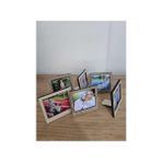 Hype Store Miracix 6 Adet Ahşap Mini Fotoğraf Çerçevesi - 9X9CM Çok Renkli 8 x 8 - -- - Option-1