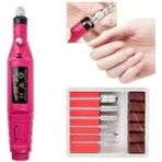 Hype Store Nail Pen Freze Cihazı Manikür Pedikür Tırnak Törpüsü Elektrikli Profesyonel Manikür Makine - Çok Renkli