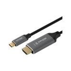 Hype Store Paugge USB C To HDMI Kablo - 8K60Hz, 4K 144Hz/120Hz/60Hz, Thunderbolt 5/4/3 Uyumlu, HDMI 2.1, Hdr, H