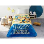 Hype Store Paw Patrol United Çizgi Film Karakteri Pamuk-Polyester Karışım Battaniye, Kremrengi, Mavi, Sarı, Tek - Standart