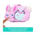 Hype Store Polly 2'si 1 Arada Tavşancıklar Mini Oyun Seti, 2 Mikro Bebek ve Evcil Hayvanlar Dahil 12 Aksesuar ile Giyilebilen Çanta Şeklinde, Tavşan ve Tek Boynuzlu At Temalı, JFT88 - Option-1