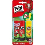 Hype Store Pritt Stick Yapıştırıcı 2X22G + 20G (Neon Sarı) - Standart - Çok Renkli
